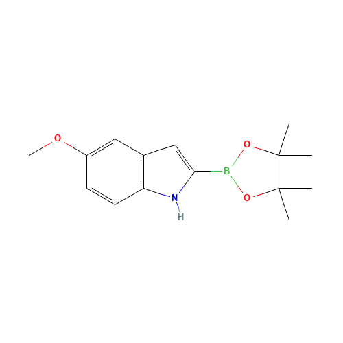 5-methoxy-2-(4,4,5,5-tetramethyl-1,3,2-dioxaborolan-2-yl)-1H-indole (CAS: 683229-62-1) - Related Chemical Product
