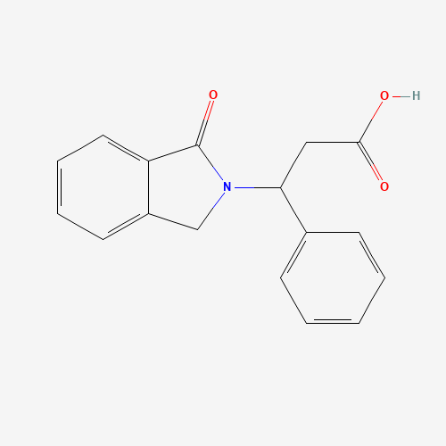 3-(3-oxo-1H-isoindol-2-yl)-3-phenylpropanoic acid (CAS: 167886-71-7) - Related Chemical Product
