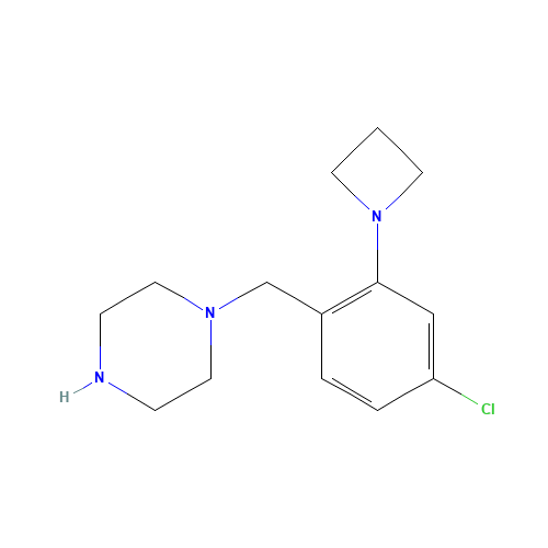 1-[[2-(azetidin-1-yl)-4-chlorophenyl]methyl]piperazine (CAS: 1446819-25-5) - Related Chemical Product
