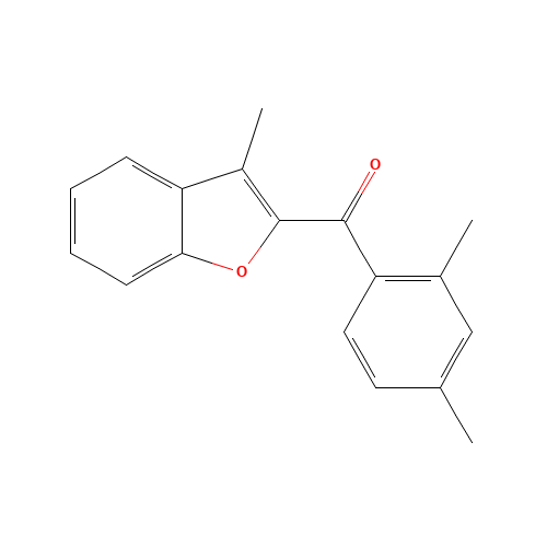 (2,4-dimethylphenyl)-(3-methyl-1-benzofuran-2-yl)methanone (CAS: 14176-40-0) - Related Chemical Product