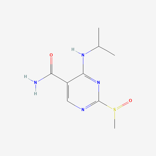 2-methylsulfinyl-4-(propan-2-ylamino)pyrimidine-5-carboxamide (CAS: 1403864-76-5) - Related Chemical Product