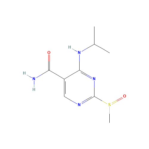 2-methylsulfinyl-4-(propan-2-ylamino)pyrimidine-5-carboxamide (CAS: 1403864-76-5) - Related Chemical Product