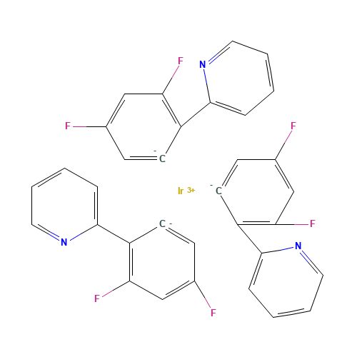 2-(2,4-difluorobenzene-6-id-1-yl)pyridine;iridium(3+) (CAS: 511550-85-9) - Related Chemical Product
