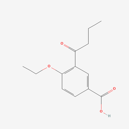 3-butanoyl-4-ethoxybenzoic acid (CAS: 258273-42-6) - Related Chemical Product