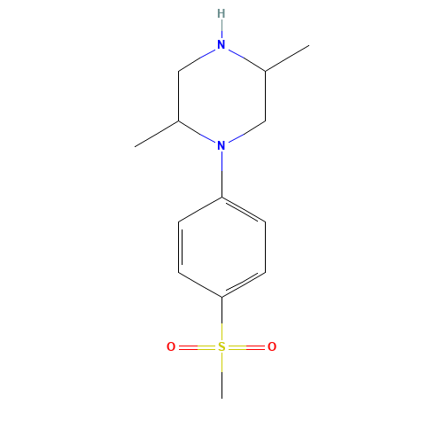 2,5-dimethyl-1-(4-methylsulfonylphenyl)piperazine (CAS: 1095538-49-0) - Related Chemical Product