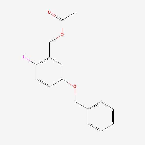 (2-iodo-5-phenylmethoxyphenyl)methyl acetate (CAS: 885608-58-2) - Related Chemical Product