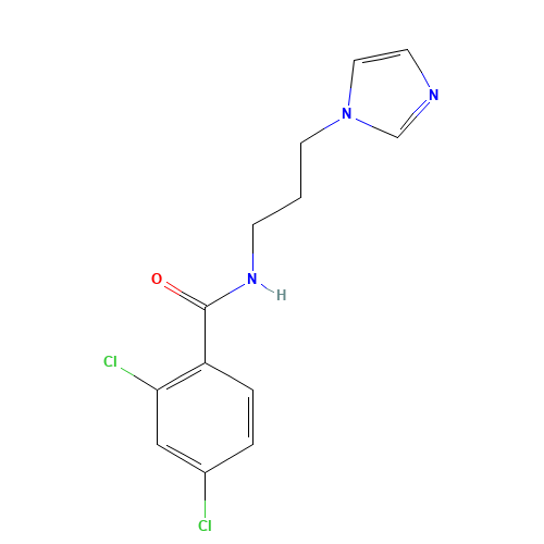 2,4-dichloro-N-(3-imidazol-1-ylpropyl)benzamide (CAS: 349092-52-0) - Related Chemical Product