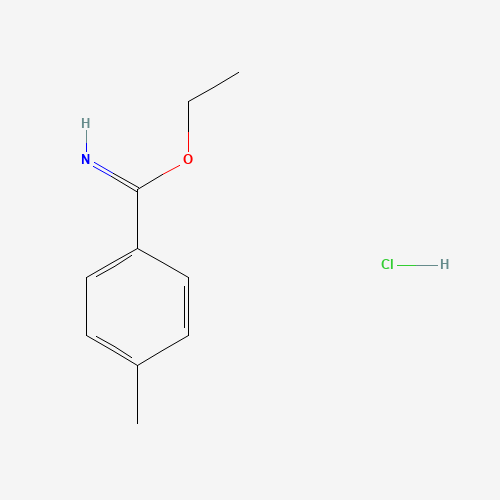 ethyl 4-methylbenzenecarboximidate;hydrochloride (CAS: 43002-64-8) - Chemical Structure and Molecular Formula 