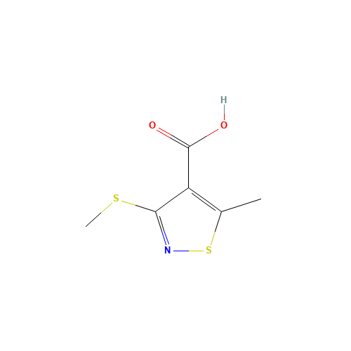 5-methyl-3-methylsulfanyl-1,2-thiazole-4-carboxylic acid (CAS: 338778-85-1) - Related Chemical Product