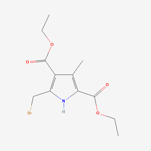 diethyl 5-(bromomethyl)-3-methyl-1H-pyrrole-2,4-dicarboxylate (CAS: 57745-26-3) - Related Chemical Product