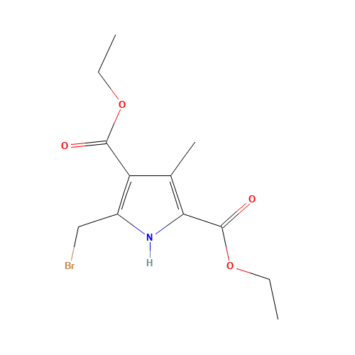 diethyl 5-(bromomethyl)-3-methyl-1H-pyrrole-2,4-dicarboxylate (CAS: 57745-26-3) - Related Chemical Product