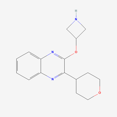 2-(azetidin-3-yloxy)-3-(oxan-4-yl)quinoxaline (CAS: 1350608-36-4) - Related Chemical Product