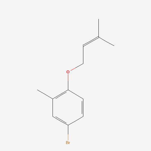 4-bromo-2-methyl-1-(3-methylbut-2-enoxy)benzene (CAS: 1341157-03-6) - Related Chemical Product