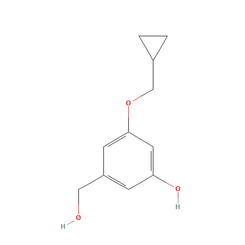 3-(cyclopropylmethoxy)-5-(hydroxymethyl)phenol (CAS: 1010413-32-7) - Related Chemical Product