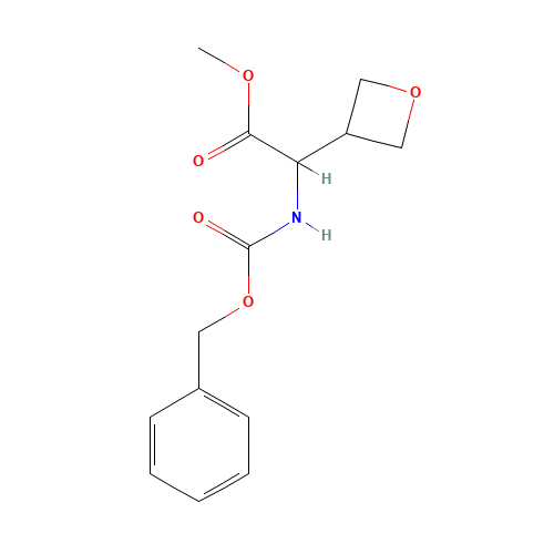 methyl 2-(oxetan-3-yl)-2-(phenylmethoxycarbonylamino)acetate (CAS: 1255717-04-4) - Related Chemical Product