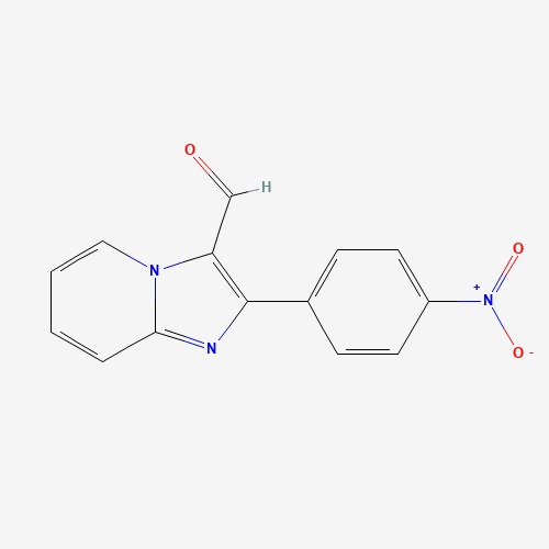 2-(4-nitrophenyl)imidazo[1,2-a]pyridine-3-carbaldehyde (CAS: 817172-44-4) - Chemical Structure and Molecular Formula 
