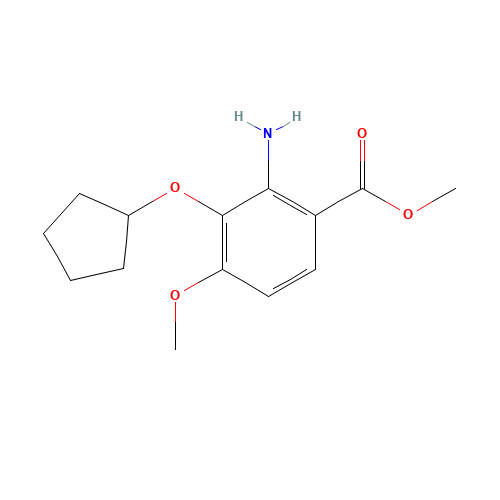 methyl 2-amino-3-cyclopentyloxy-4-methoxybenzoate (CAS: 1001061-55-7) - Related Chemical Product