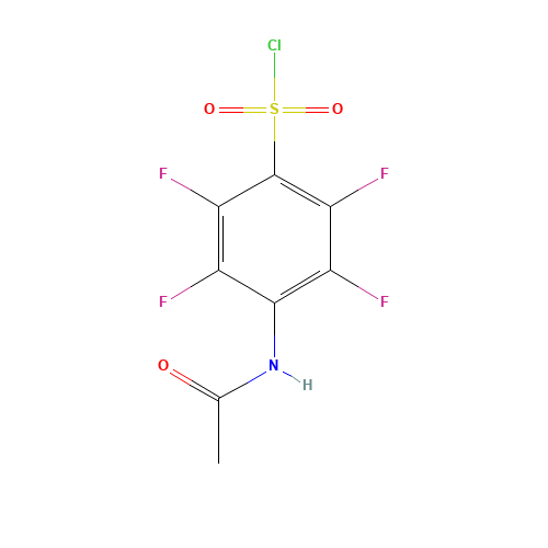 4-acetamido-2,3,5,6-tetrafluorobenzenesulfonyl chloride (CAS: 651-90-1) - Related Chemical Product