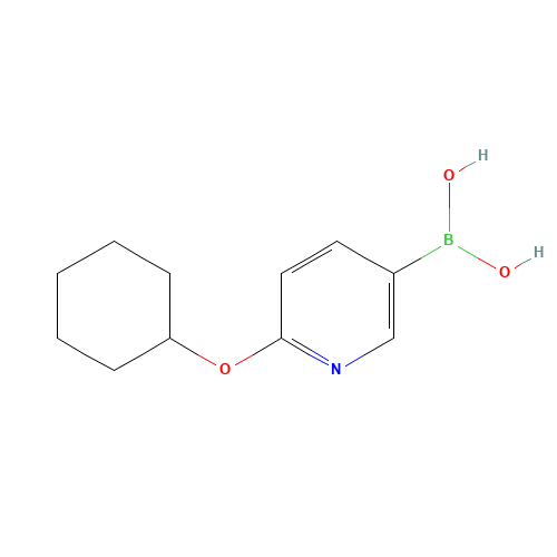 (6-cyclohexyloxypyridin-3-yl)boronic acid (CAS: 1358754-47-8) - Related Chemical Product