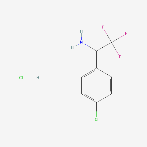 1-(4-chlorophenyl)-2,2,2-trifluoroethanamine;hydrochloride (CAS: 65990-86-5) - Related Chemical Product