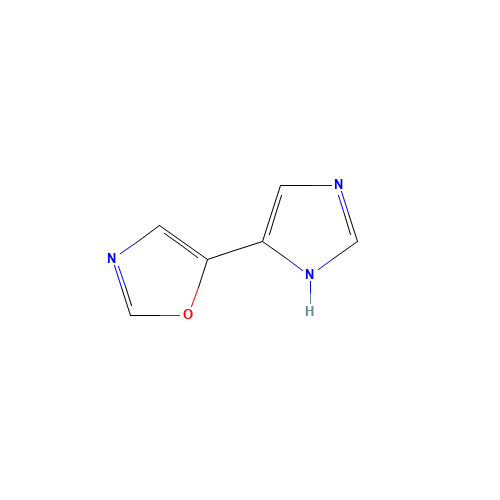 5-(1H-imidazol-5-yl)-1,3-oxazole (CAS: 1571145-59-9) - Chemical Structure and Molecular Formula 