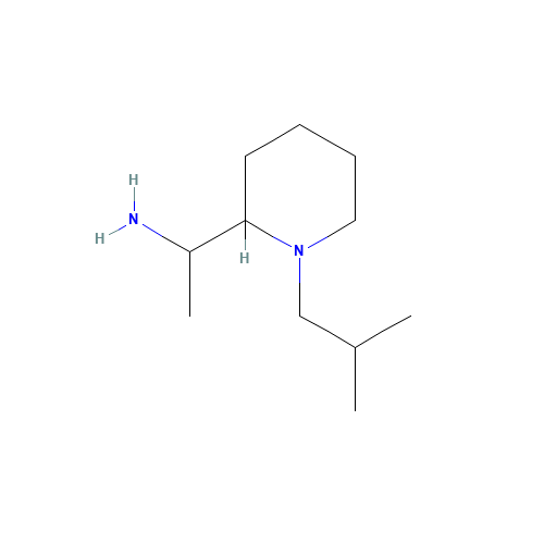 1-[1-(2-methylpropyl)piperidin-2-yl]ethanamine (CAS: 905705-79-5) - Related Chemical Product