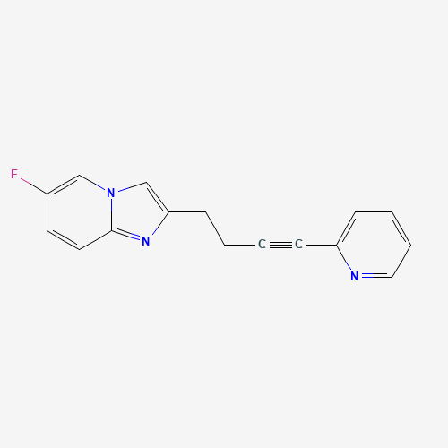 6-fluoro-2-(4-pyridin-2-ylbut-3-ynyl)imidazo[1,2-a]pyridine (CAS: 872363-17-2) - Related Chemical Product