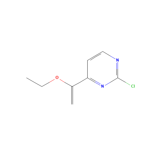 2-chloro-4-(1-ethoxyethenyl)pyrimidine (CAS: 932738-81-3) - Related Chemical Product