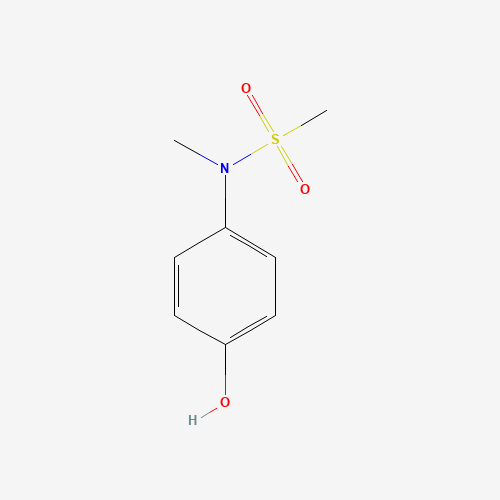 N-(4-hydroxyphenyl)-N-methylmethanesulfonamide (CAS: 3572-85-8) - Chemical Structure and Molecular Formula 