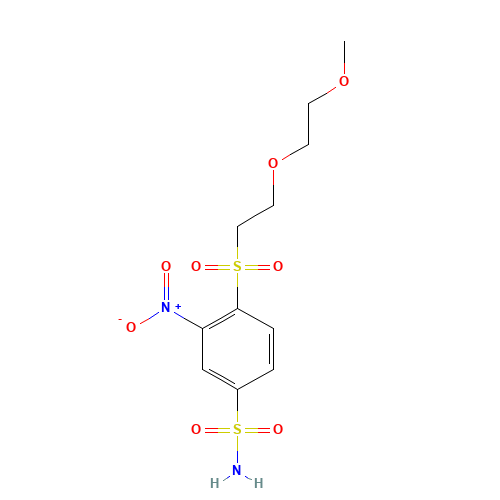4-[2-(2-methoxyethoxy)ethylsulfonyl]-3-nitrobenzenesulfonamide (CAS: 1257045-08-1) - Related Chemical Product