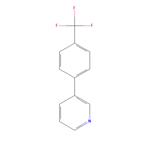 3-[4-(trifluoromethyl)phenyl]pyridine (CAS: 426823-25-8) - Related Chemical Product