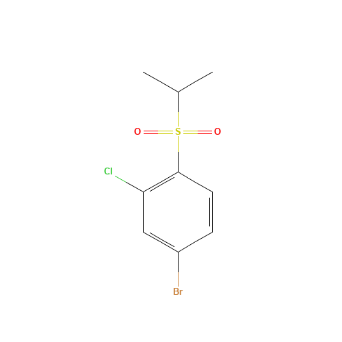 4-bromo-2-chloro-1-propan-2-ylsulfonylbenzene (CAS: 1310949-99-5) - Related Chemical Product