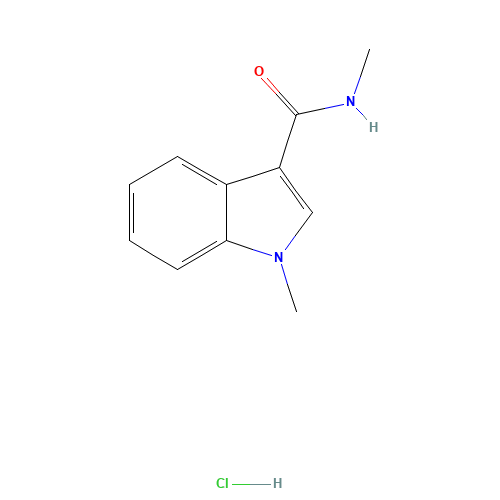 N,1-dimethylindole-3-carboxamide;hydrochloride (CAS: 125818-09-9) - Related Chemical Product