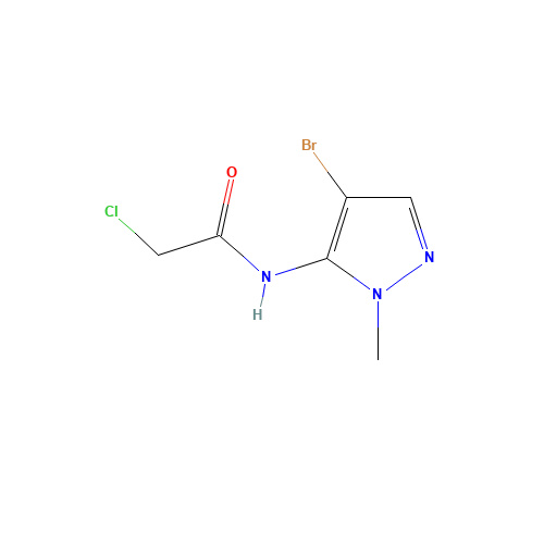 N-(4-bromo-2-methylpyrazol-3-yl)-2-chloroacetamide (CAS: 183988-30-9) - Related Chemical Product