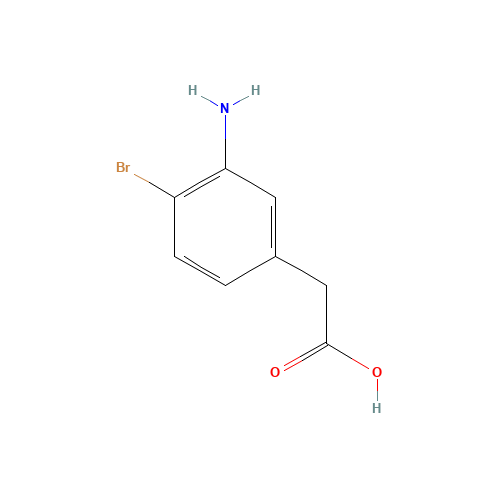 2-(3-amino-4-bromophenyl)acetic acid (CAS: 885956-52-5) - Related Chemical Product