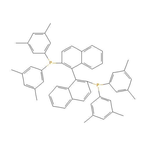 [1-[2-bis(3,5-dimethylphenyl)phosphanylnaphthalen-1-yl]naphthalen-2-yl]-bis(3,5-dimethylphenyl)phosphane (CAS: 145416-77-9) - Related Chemical Product