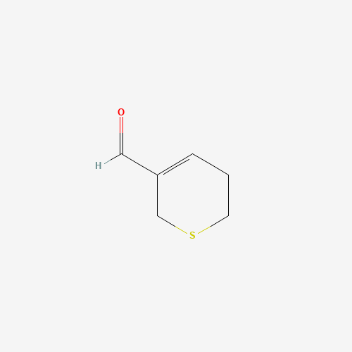 3,6-dihydro-2H-thiopyran-5-carbaldehyde (CAS: 30058-79-8) - Chemical Structure and Molecular Formula 