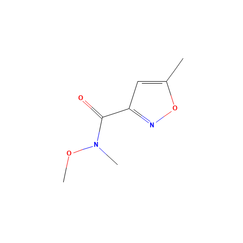 N-methoxy-N,5-dimethyl-1,2-oxazole-3-carboxamide (CAS: 173305-19-6) - Related Chemical Product