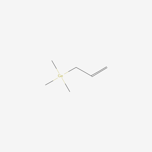 trimethyl(prop-2-enyl)germane (CAS: 762-66-3) - Chemical Structure and Molecular Formula 