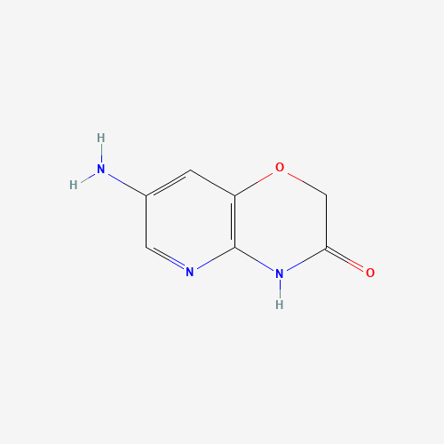 7-amino-4H-pyrido[3,2-b][1,4]oxazin-3-one (CAS: 1116135-66-0) - Chemical Structure and Molecular Formula 
