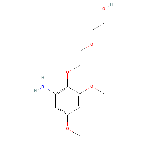 2-[2-(2-amino-4,6-dimethoxyphenoxy)ethoxy]ethanol (CAS: 1307231-87-3) - Related Chemical Product