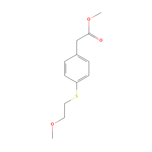 methyl 2-[4-(2-methoxyethylsulfanyl)phenyl]acetate (CAS: 1363179-31-0) - Related Chemical Product