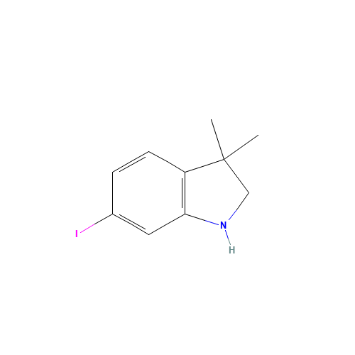 6-iodo-3,3-dimethyl-1,2-dihydroindole (CAS: 1158751-97-3) - Related Chemical Product