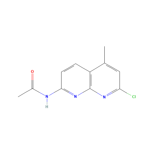 N-(7-chloro-5-methyl-1,8-naphthyridin-2-yl)acetamide (CAS: 1569-34-2) - Related Chemical Product