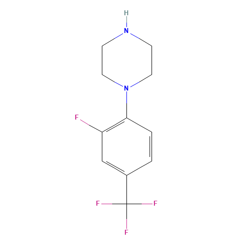 1-[2-fluoro-4-(trifluoromethyl)phenyl]piperazine (CAS: 817170-70-0) - Related Chemical Product