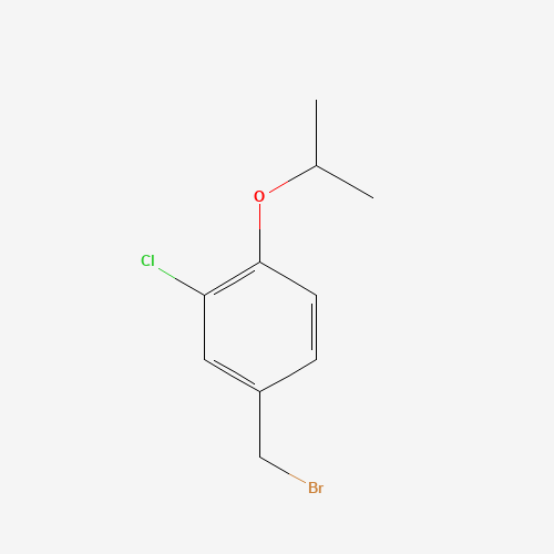 4-(bromomethyl)-2-chloro-1-propan-2-yloxybenzene (CAS: 936731-47-4) - Related Chemical Product