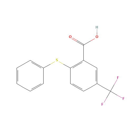2-phenylsulfanyl-5-(trifluoromethyl)benzoic acid (CAS: 52548-96-6) - Related Chemical Product