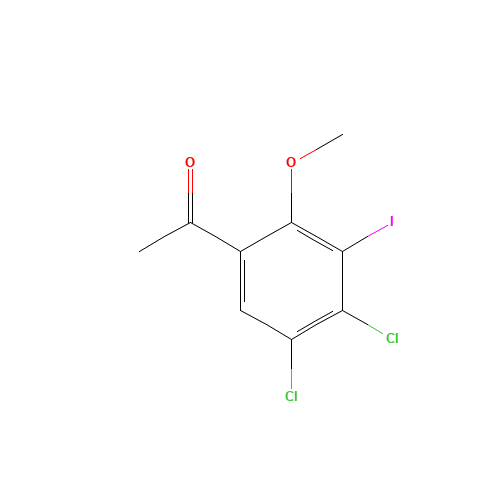 1-(4,5-dichloro-3-iodo-2-methoxyphenyl)ethanone (CAS: 1382997-69-4) - Related Chemical Product