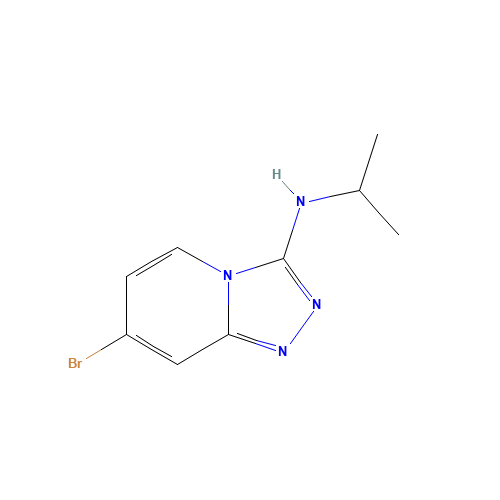 7-bromo-N-propan-2-yl-[1,2,4]triazolo[4,3-a]pyridin-3-amine (CAS: 1019918-66-1) - Related Chemical Product