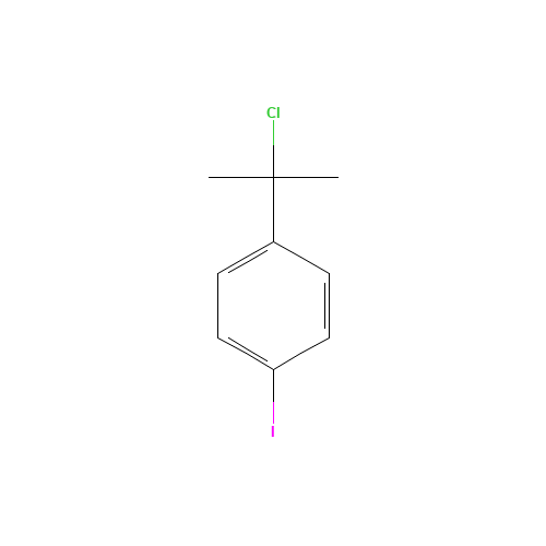 1-(2-chloropropan-2-yl)-4-iodobenzene (CAS: 99846-62-5) - Related Chemical Product